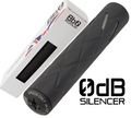 0dB Daystate Airgun Silencer 160S Black with 1/2" UNF .177/.22/.25