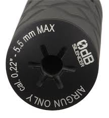 0dB Daystate Airgun Silencer 160S Black with 1/2" UNF .177/.22/.25