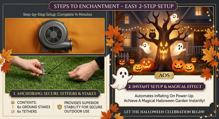 7.5FT Inflatable Ghost Tree