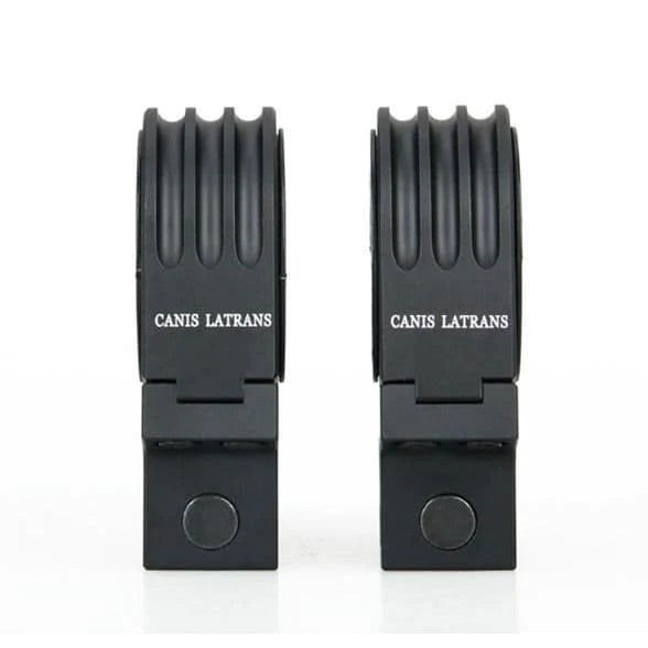 Canis Latrans 2Piece 30/35mm Picatinny Mounts, High W/Bubble Levels