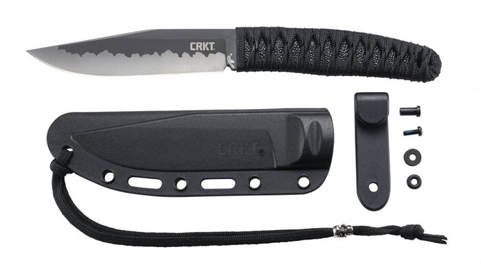 CRKT-2290 NISHI ELCHED FIXED BLADE KNIFE