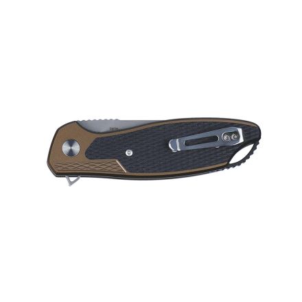 CRKT Jake Bronze Aluminium/G10 Handle w/Two Tone Bead Blast/Brushed Finish Blade