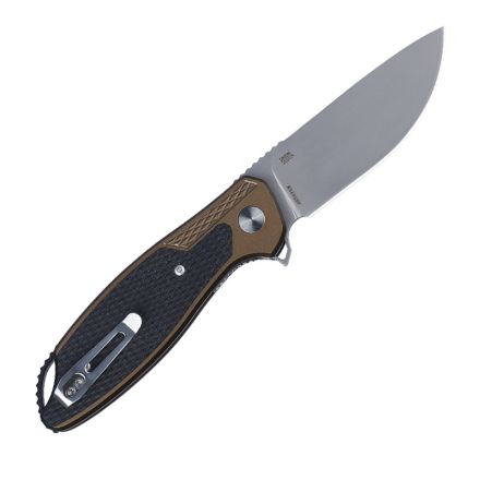 CRKT Jake Bronze Aluminium/G10 Handle w/Two Tone Bead Blast/Brushed Finish Blade