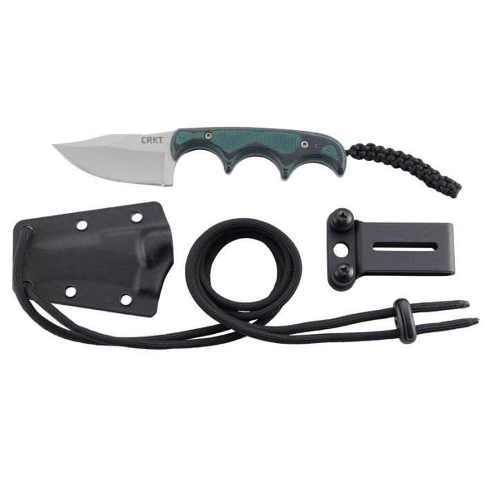 CRKT Minimalist Bowie Neck & belt Knife w/Fixed Blade