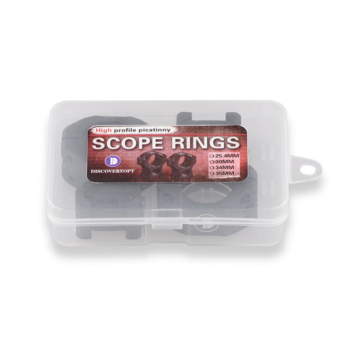 Discovery 34mm scope mounts high picatinny