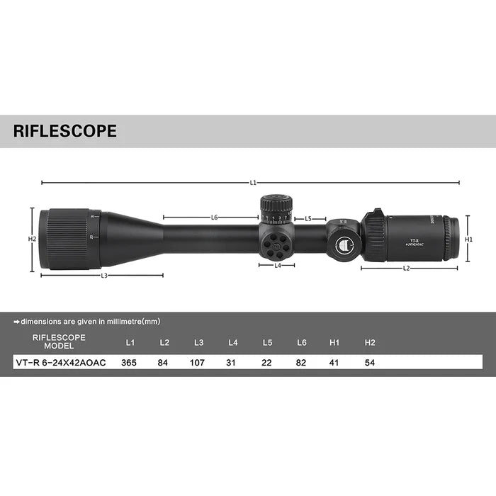 Discovery VT-R 6-24X42AOAC scope