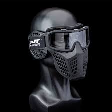 JT DELTA 3 AIRSOFT MASK – BLACK