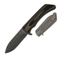 KA-BAR Mark 98 Folder Black/Brown G-10 w/Grey)