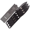 KA-BAR Throwing Knife 3 Piece Set Black 9.375" w/Polyester Sheath