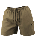 KHAKI FLEX BASIC SHORTS