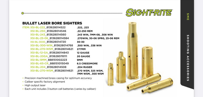 Sight-Rite laser bore sighter 12 Gauge