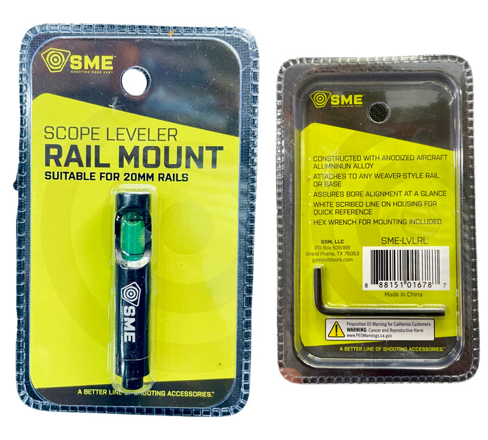 Sight-Rite scope leveller weaver/picatinny bubble level