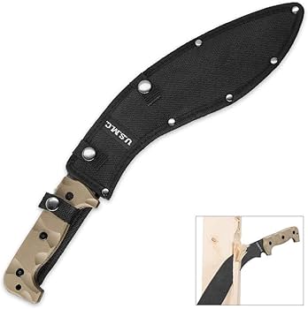 USMC Desert Sand Kukri Knife
