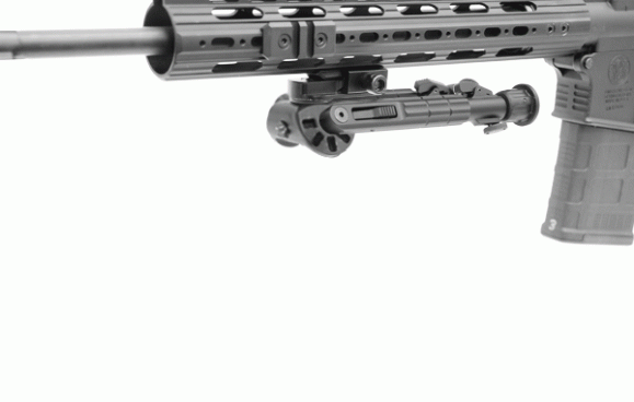 UTG HEAVY DUTY RECON BIPOD 8-12 INCH ADJUSTABLE 360-DEGREE