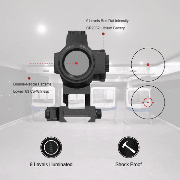 Vector Optics Maverick-II Plus 1x22 DBR Red dot scope