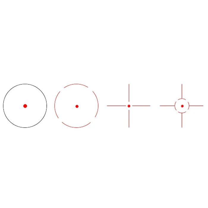 VictOptics Z1 1x23x34 multi reticle Red Dot picatinny