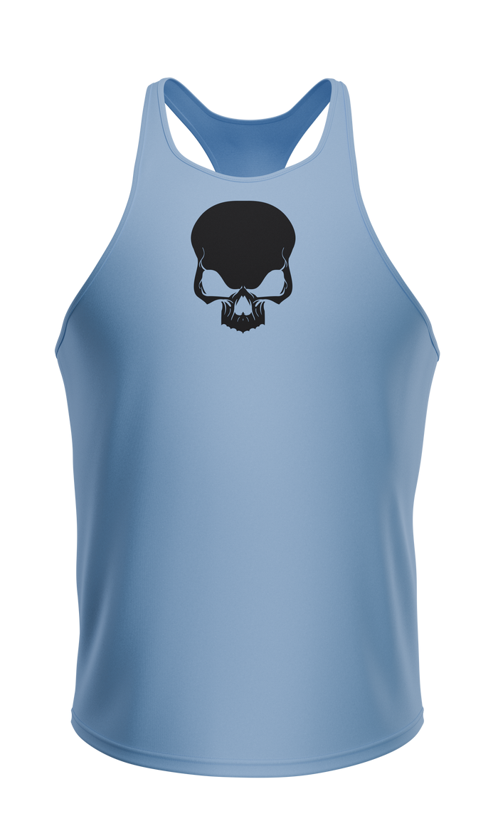 WARCRY® GYM TANK TOP Blue - Made from a premium blend of cotton and spandex, this tank top provides ultimate comfort and is easy to pair with any sports gear.