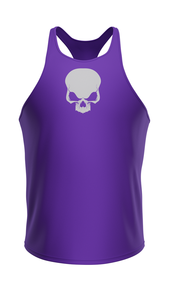WARCRY® GYM TANK TOP Purple - Made from a premium blend of cotton and spandex, this tank top provides ultimate comfort and is easy to pair with any sports gear.