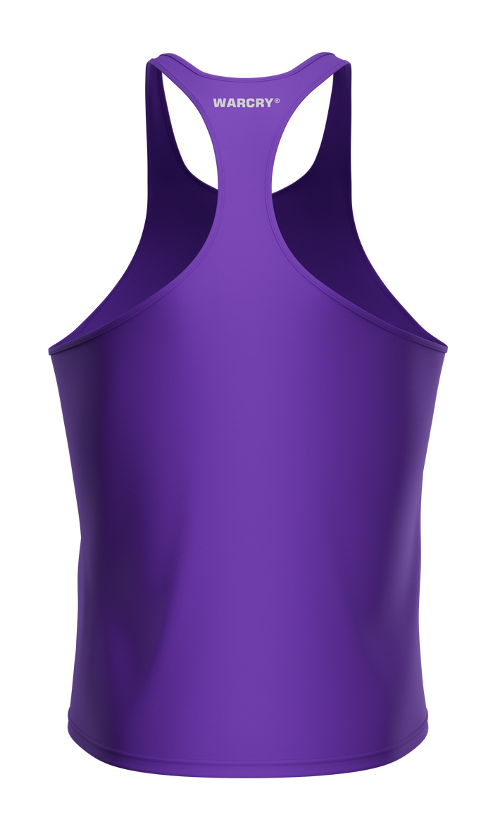 WARCRY® GYM TANK TOP Purple - Made from a premium blend of cotton and spandex, this tank top provides ultimate comfort and is easy to pair with any sports gear.